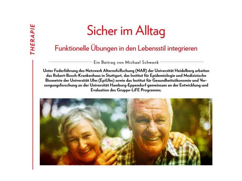 Zeitschriftartikel Sicher im Alltag
